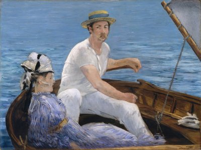 Boottocht, 1874 door Édouard Manet